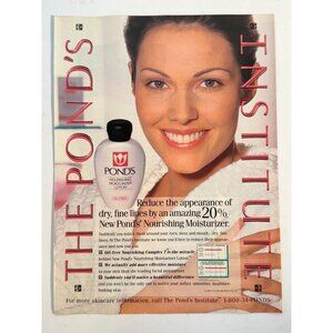 Vintage 1993 Ponds Moisturizer Lotion Beauty Advertisement Print Ad